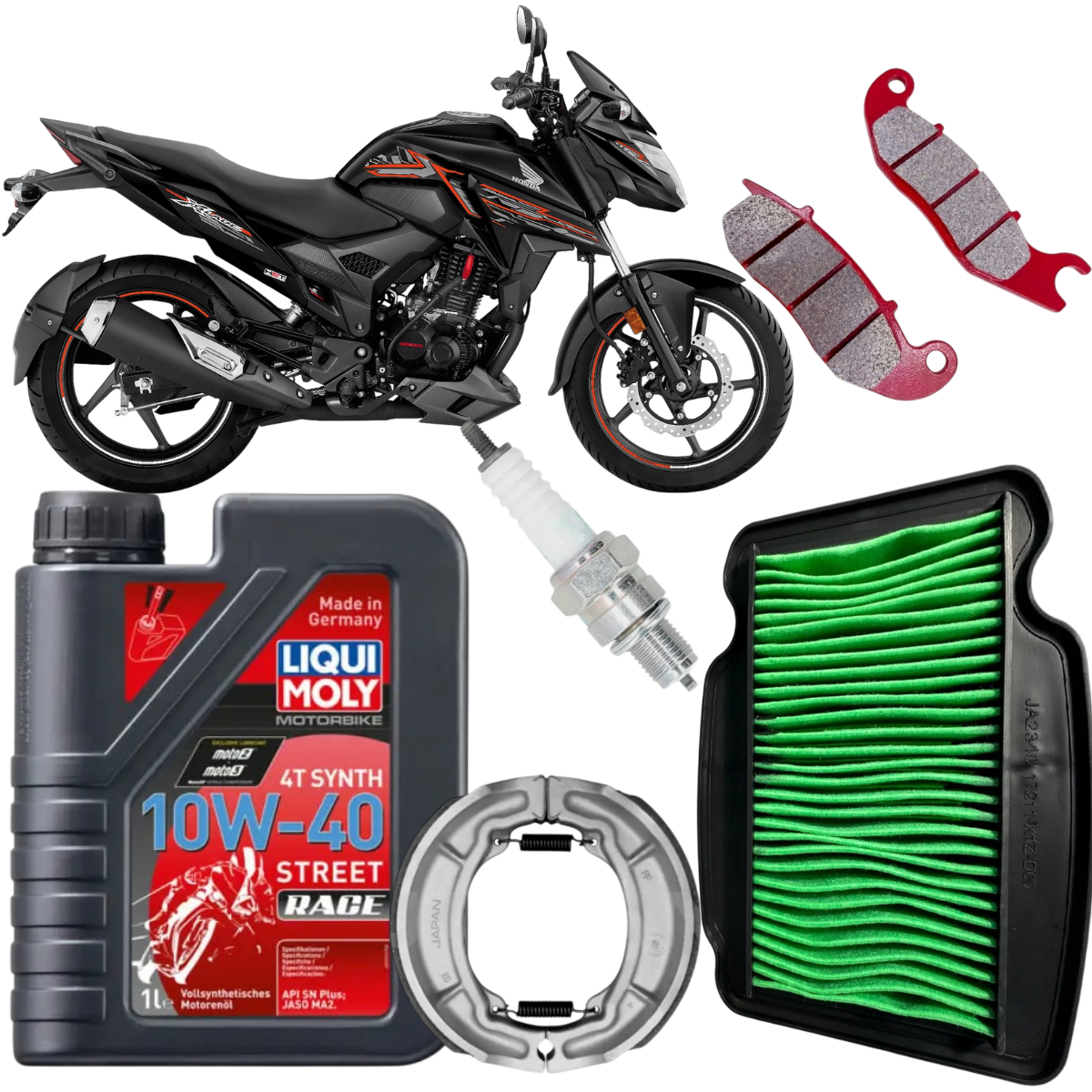 KIT MANTENCION HONDA X BLADE COMPLETO FILTRO+LIQUI MOLY 10W40