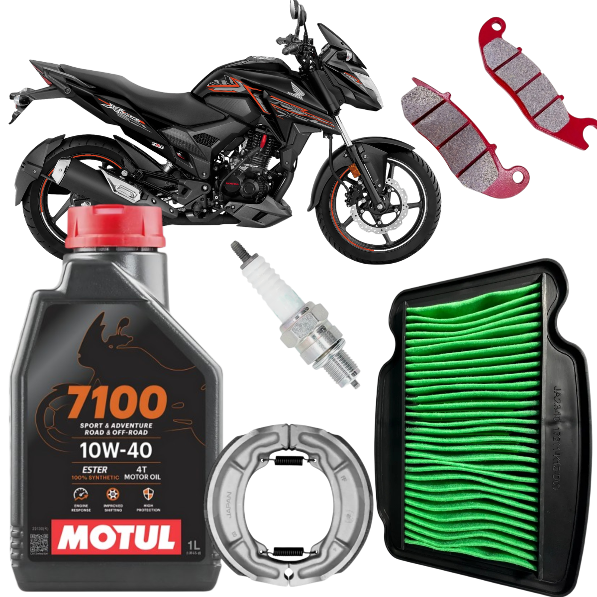 KIT MANTENCION HONDA X BLADE COMPLETO FILTRO + MOTUL 10W40