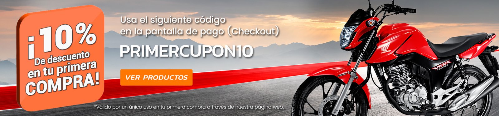 Descuento 10% en tu primera compra